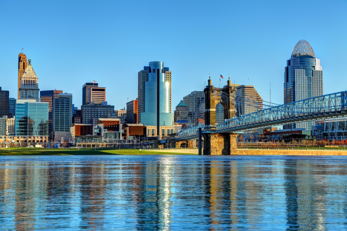 the bridge over the ohio river in cincinatti